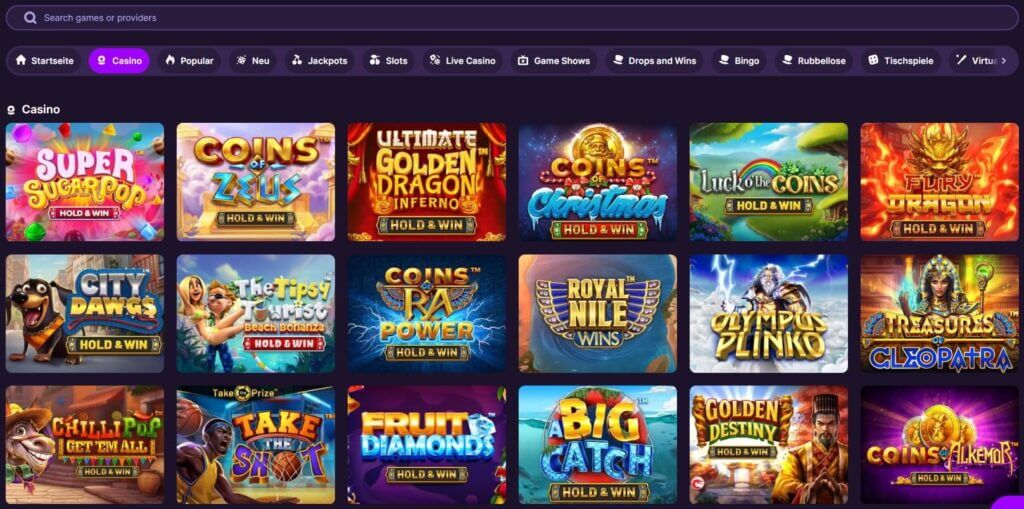 Slots im HitMe Casino