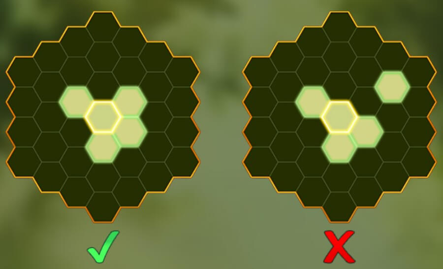 Gewinnkombinationen bei Honey Rush von Play’n GO.