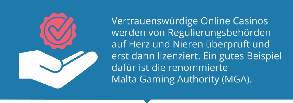 Zuverlässige Casinos durchlaufen regelmäßig Prüfungen.
