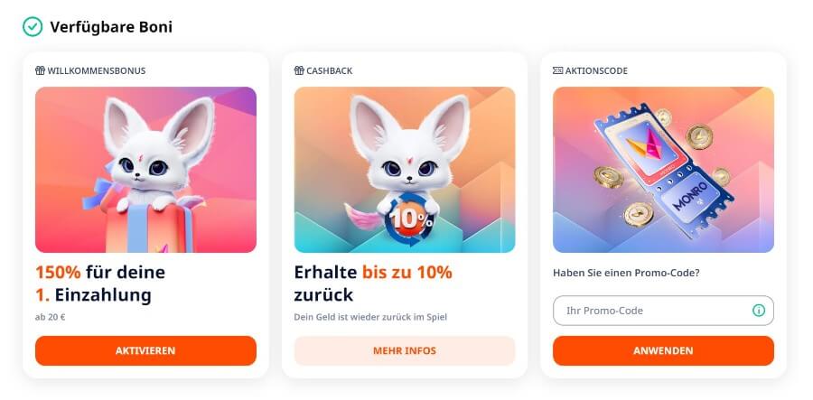 Das Willkommenspaket ist bemerkenswert.