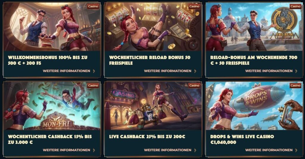Das Bonusangebot des Monsterwin Casinos.