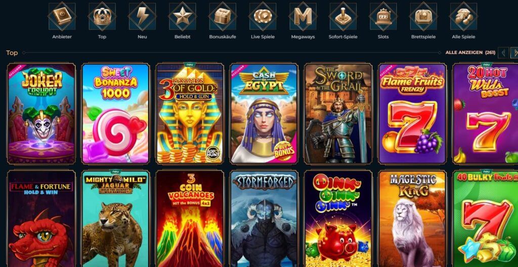 Slots im Monsterwin Casino