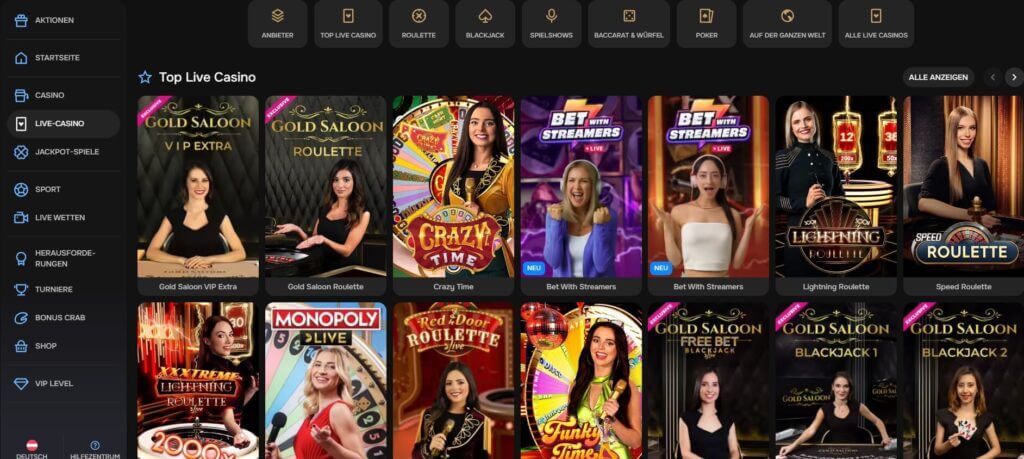 MrPunter Live Casino