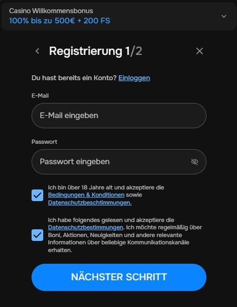 <strong>Identitätsnachweis</strong> : Reisepass oder Führerschein.