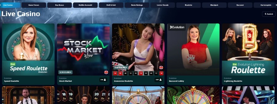 Die besten Live-Casinospiele, die Sie bei NetBet spielen können.