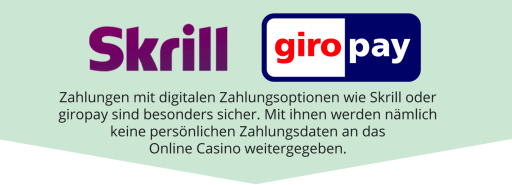 Zahlungen mit digitalen Zahlungsmethoden bieten ein hohes Maß an Sicherheit.