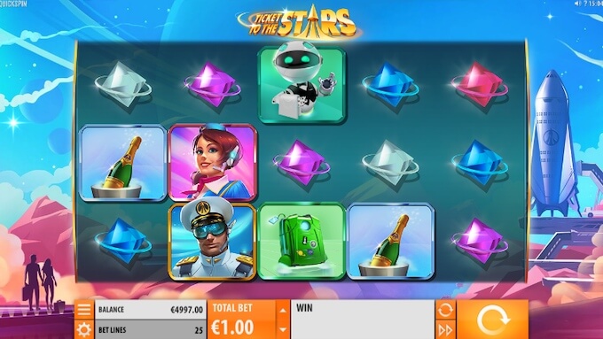 Ticket zu den Sternen Quickspin Bild Ticket zu den Sternen Quickspin