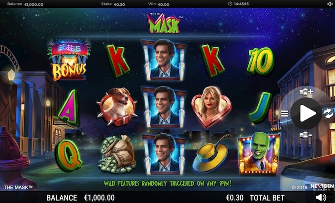 Die Maske Spielautomat Bild the mask slot