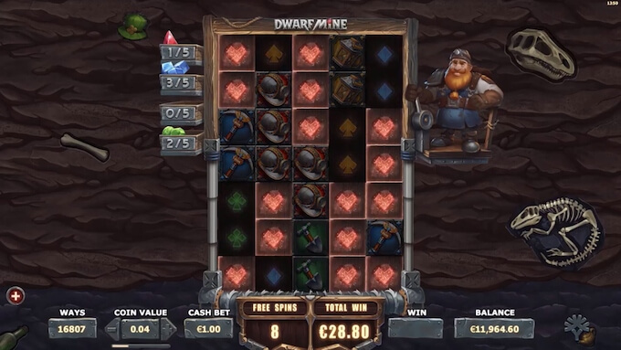 Dwarf Mine Bonus Bild Dwarf Mine Bonus Spiel