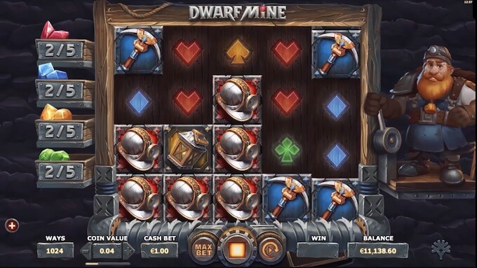 Dwarf Mine Spielautomat Bild Dwarf Mine Spielautomat