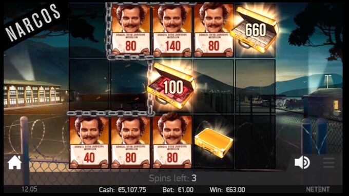 Narcos Slot Freispiel Feature Bild Narcos Slot Freispiel Feature