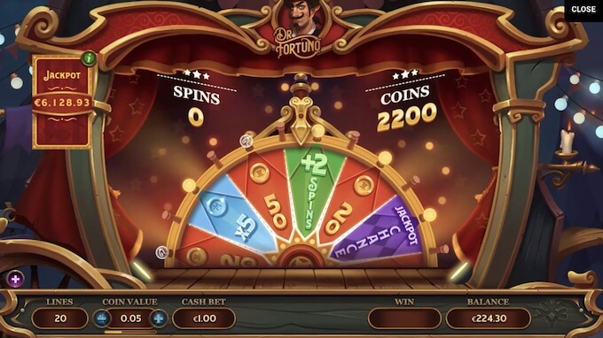 Dr Fortuno Jackpot Slot Glücksrad Dr Fortuno Jackpot Slot