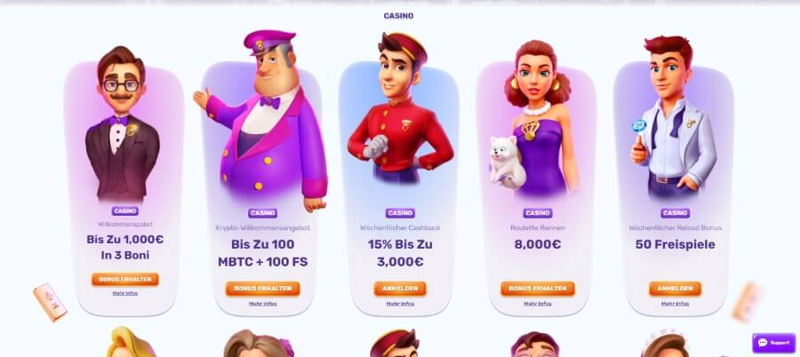 Slotspalace Bonusangebote