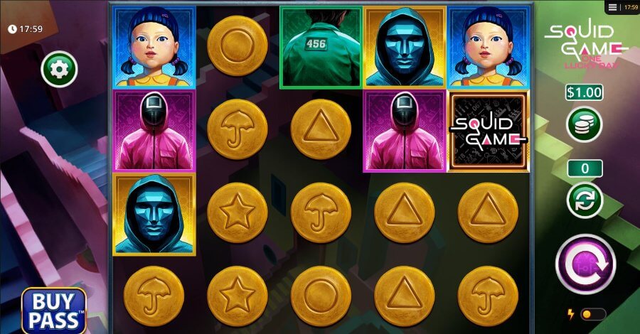 Squid Game One Lucky Day von Light & Wonder.