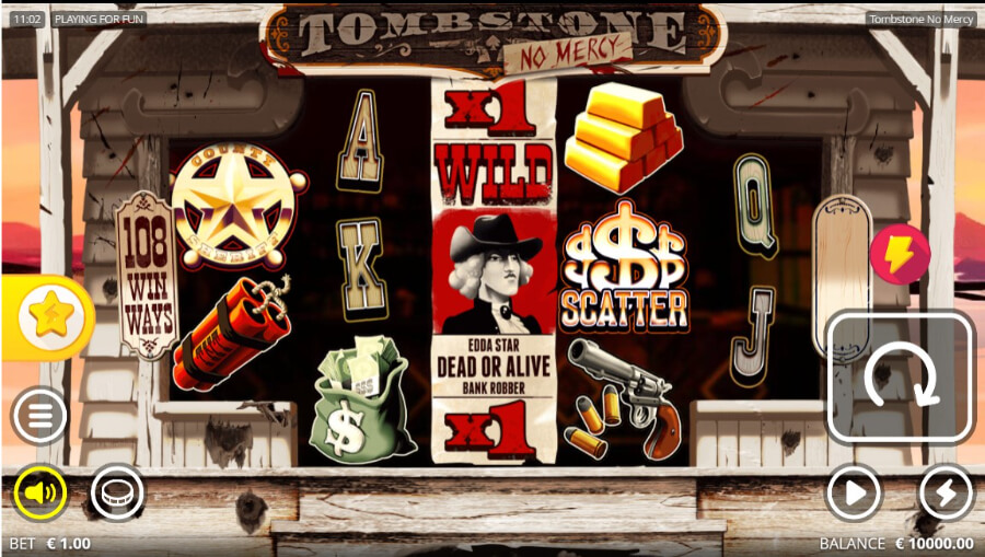 Tombstone: No Mercy heißt die Spieler herzlich willkommen.