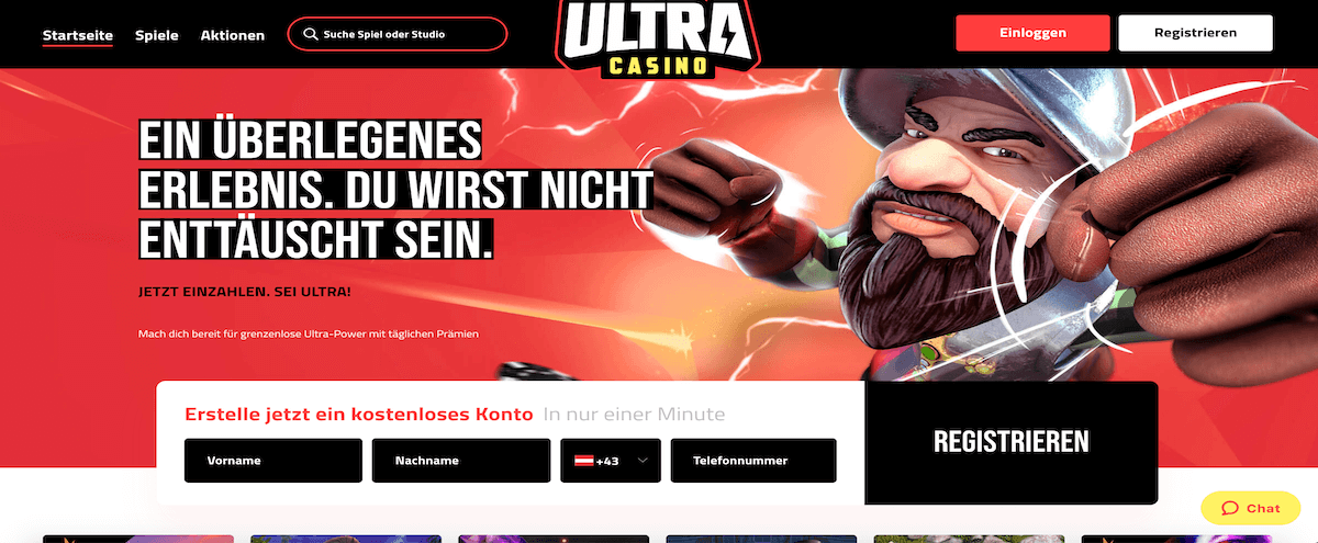 UltraCasino Homepage UltraCasinos Homepage
