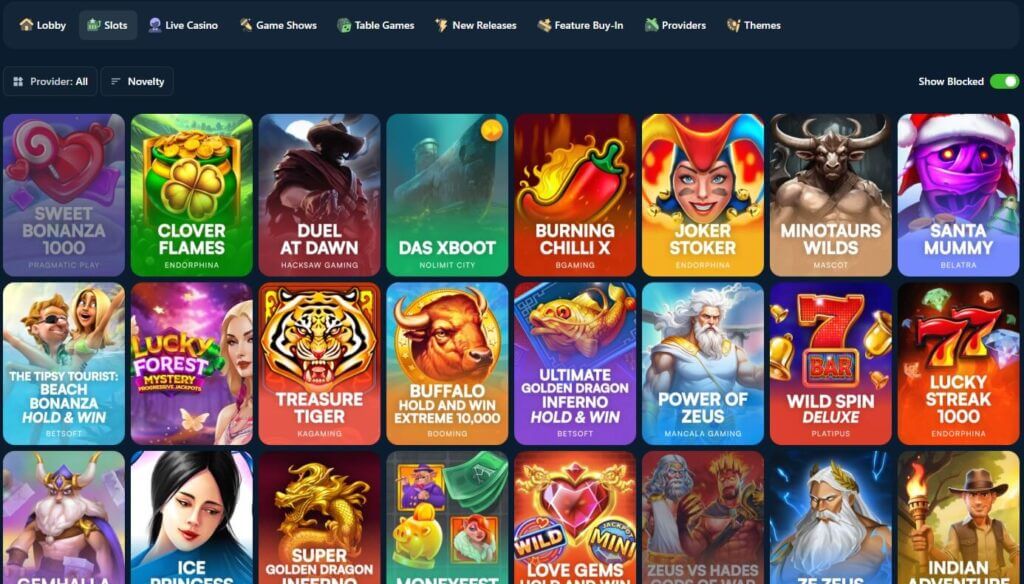 Slots im Wild Casino
