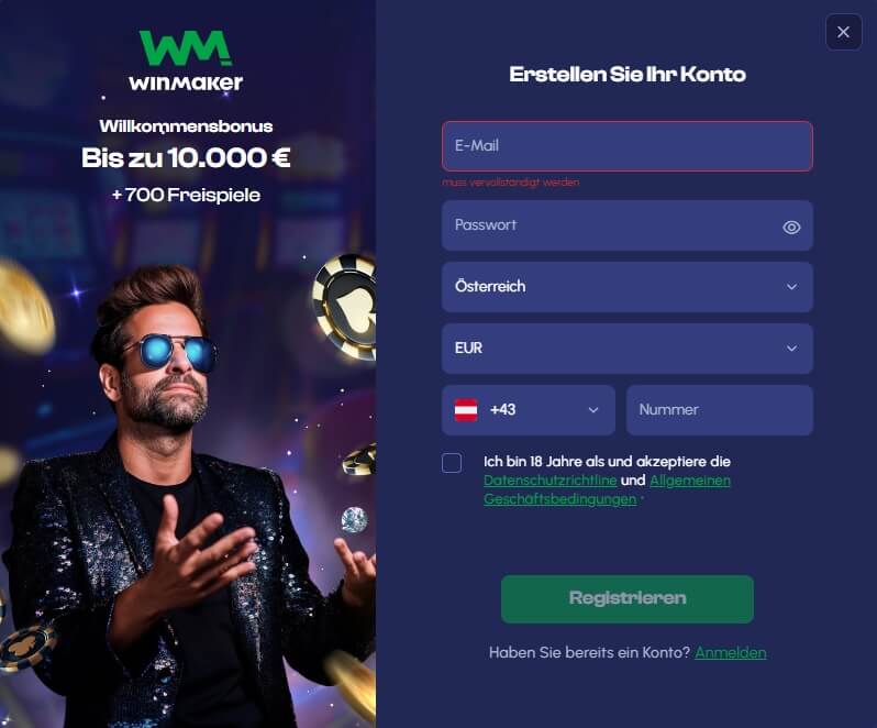 Dokumente, die der Winmaker verifizieren könnte.