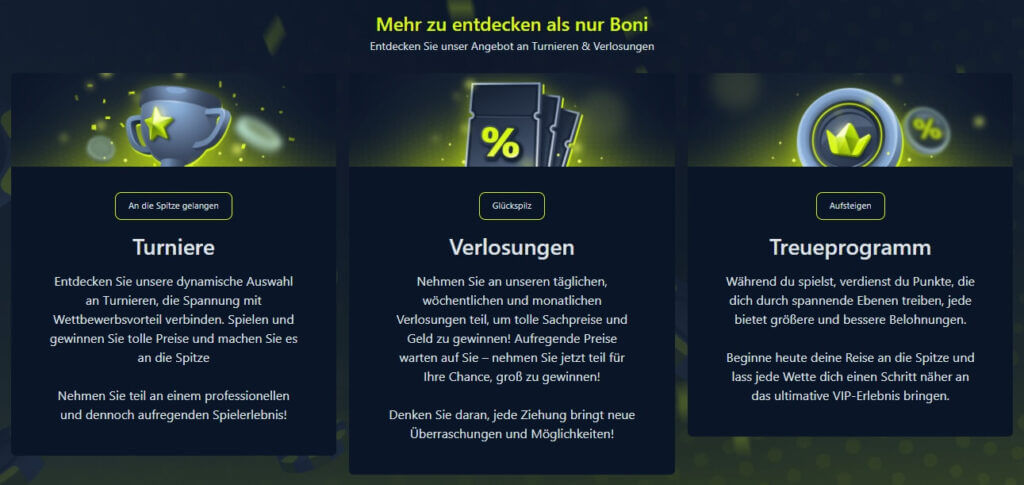 Es ist nicht schwer, einen Bonus im Winzter Casino zu finden.